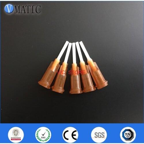 Free Shipping 15G Precision S.S. Dispense Tip Pp Safety Luer Lock Hub 0.5'' Tube Length Glue Dispensing Needles 1/2 Inch