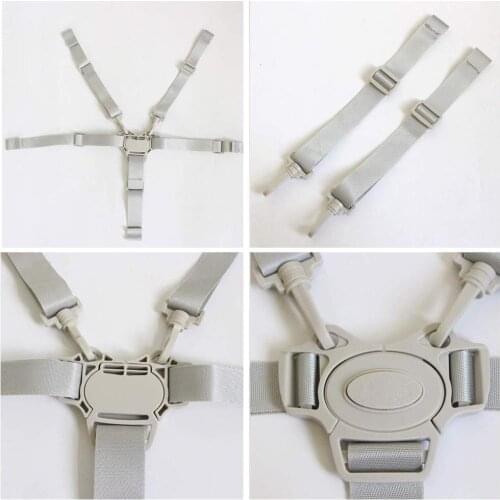 Baby Universal 5 Point Harness High Chair Safe Belt Seat Belts for Stroller Pram Buggy Children Kid Pushchair Child Dining Chair