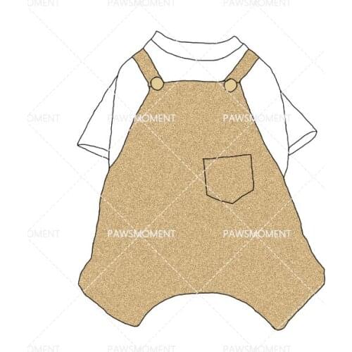 Designer Dog Clothes for Small Dogs Rompers for French Bulldog 4 Legged Puppy Clothing for Yorkies Rompers Pug Costume PC2175