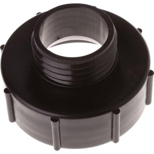 IBC Tote Tank Drain Adapter 3.94" 100mm Coarse Thread to 1.97" 50mm Hose Faucet Valve