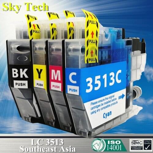 Quality Compatible Ink cartridge For LC3513 LC3511 , For Brother DCP-J572DW MFC-J491DW MFC-J690DW MFC-J890DW [Southeast Asia]