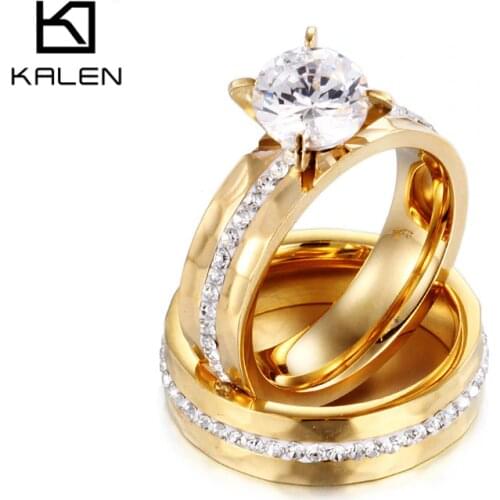Кольца с кристаллами Kalen China At AliExpress