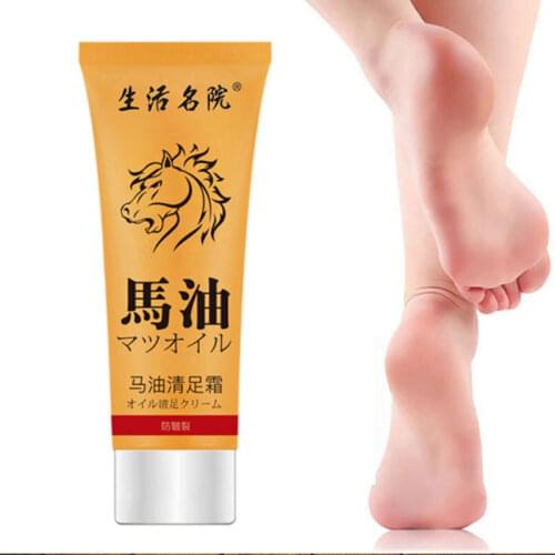 80ml Horse Oil Feet Cream Heel Cream for Athletes Foot Feet Mask Itch Blisters Anti-chapping Peeling for Foot Care Cream New