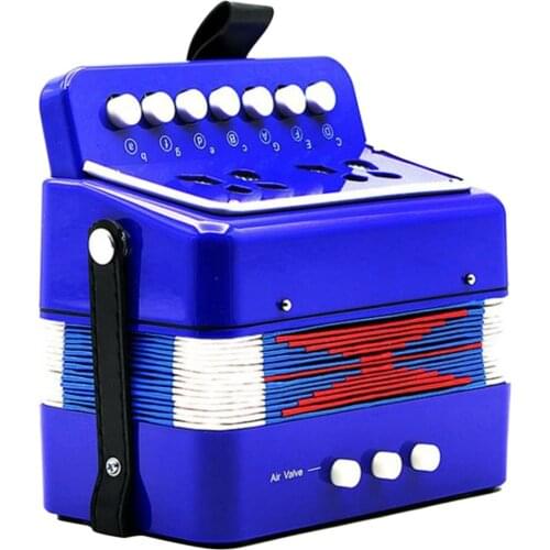Professional Piano Accordion Toy Musical Instrument Early Learning Educational Toys Birthday Gift for Children Toddler Kids