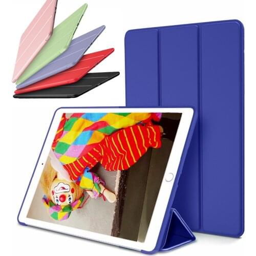 Sale,PU Leather Silicone Case For iPad Air 1 2 3 4 Funda For iPad 9.7 2017 2018,2020 7.9 10.2 10.5 10.9 Generation Case cover