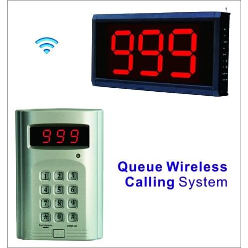 SHIHUI 999-Channel Caller+1 Number Display Receiver Wireless Calling Paging Queuing Restaurant Customer Service For Fast Food