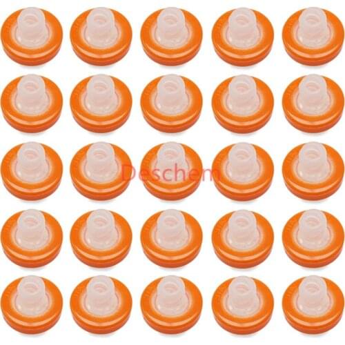 13mm PTFE Syringe Filter Made From Poly tetra fluoroethylene 25 Pcs/Lot 0.22u 0.45u