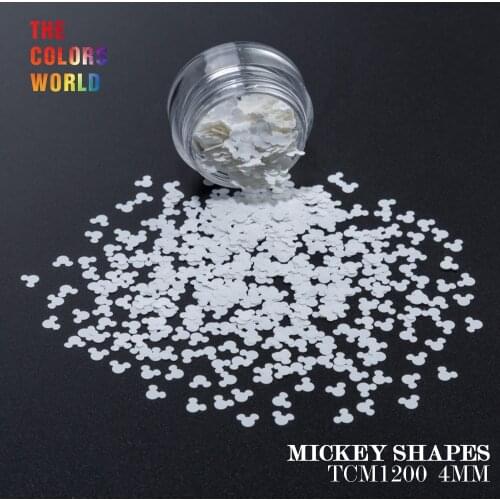 TCT-161 Mouse 4MM Pearlescent Solvent Resistant Nail Glitter Nail Art Decoration Body Art Tumbler Accessories Festival Supplier