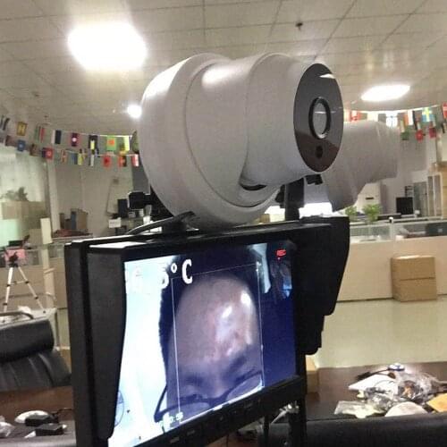 Thermal Imaging Temperature Ahd 5MP Temperature Camera 10.1 Inch Highlight IPS 1024 * 600 Abnormal Temperature Voice Alarm