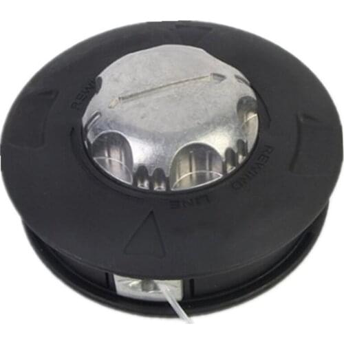 Universal M10 Aluminum Nylon Brush Mower Bump Spool Grass Trimmer 2 Lines Cutter Head Thread Line String Saw Grass Brush Mower