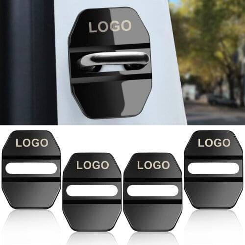 For Mercedes Benz AMG Logo Car Door Lock Protector Cover For A B C E S ML SL CL Class W203 W204 W205 W207 W209 W210 W211 W212