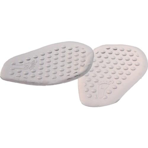 1 Pair 9*6cm Women Soft Silicone Gel Cushion Insoles Metatarsal Support Insert Pad Transparent Shoes Insoles