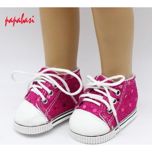 1pair Dolls Boots Shoes 18" Girl Doll Clothing Accessories Fit 43cm baby dolls Kids Gift toys Shoes Accessories