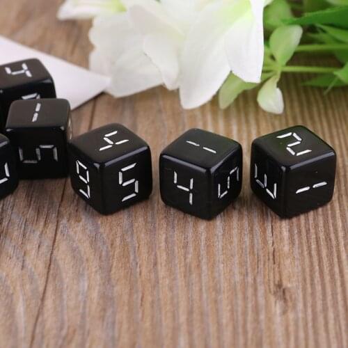 10pcs D6 Six Sided Number Square Dices for Party Night Club Board Game Role Play