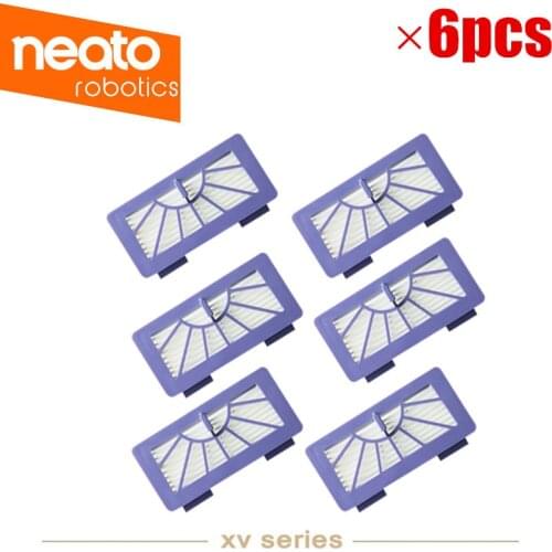 6PCS/lot HEPA Filter Replacement for Neato Cleaner XV-11, XV-21, XV-15, XV-12 XV-14 High Quality