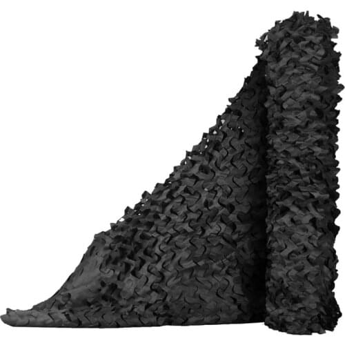 Black 1.5*2 3 10 Camouflage Netting Shade Fence Decoration Military Tactical Car Cover Camouflage Net Garden Pavilion Camo Tent