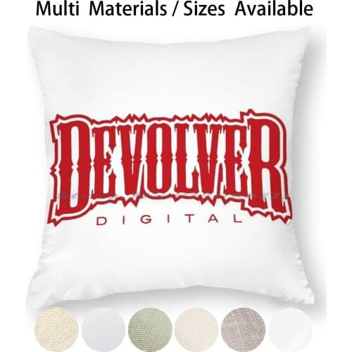 Devolver Digital Pillow Case Throw Pillow Cover Cotton Linen Flax Devolver Digital Logo Desing Serious Sam Devolver Digital