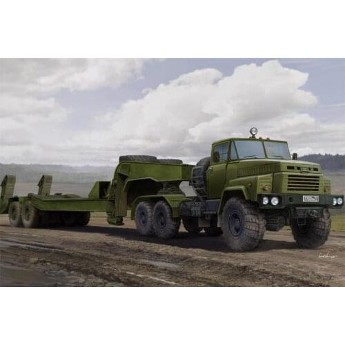Hobbyboss 85523 1:35 RUSSIAN KRAZ-260B TRACTOR WITH MAZ/CHMZAP-1547G SEMITRAILER