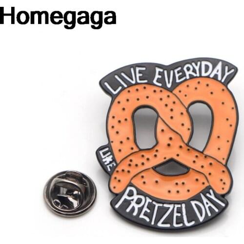 Homegaga the office tv show Metal Zinc Enamel pins Trendy medal backpack shirt clothes bag brooches badges for men women D2165