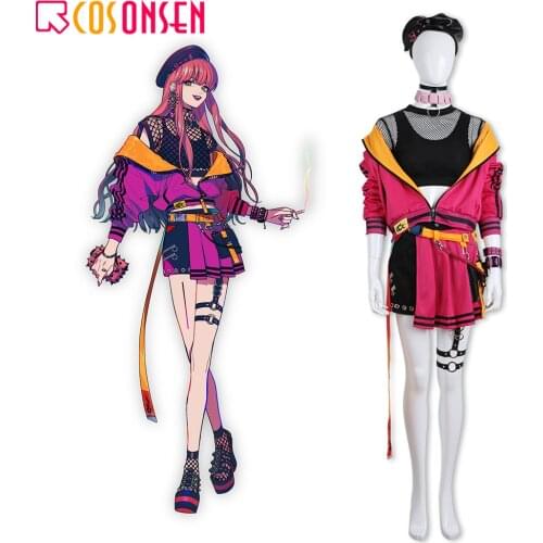 Paradox Live Anne Faulkner Cosplay Costume Anime Suit Jacket Skirt Halloween Carnival Women Fancy Dress COSPLAYONSEN Made