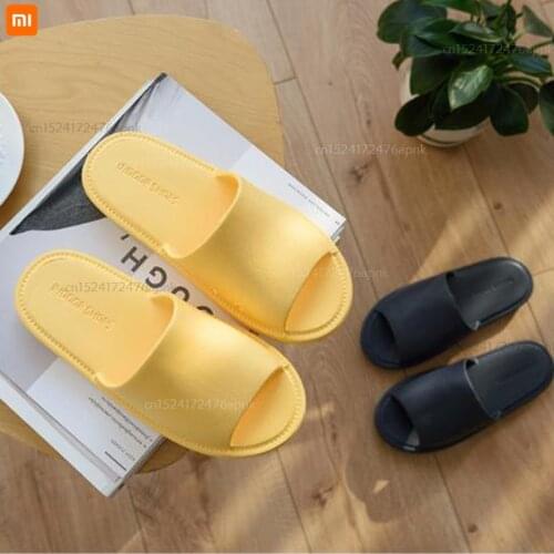 Xiaomi mijia summer sandals and slippers bathroom slippers bath non-slip solid color couple soft thick bottom drag