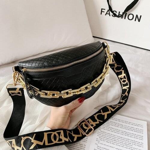 Fashion Luxury Womens Fanny Pack High Quality Waist Bag Shoulder Crossbody Chest Bag Female Belt Bag Designer Brand Handbag