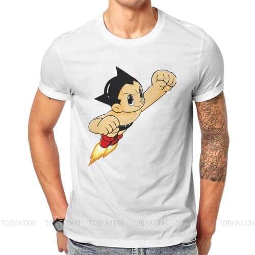 Mighty Atom Astro Boy Tetsuwan Atomu Cartoons Anime Original TShirts Special Distinctive Mens T Shirt New Trend Clothing 6XL