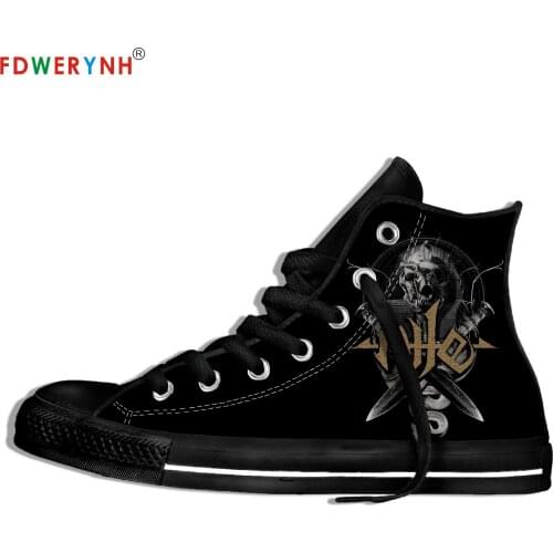 Mens Casual Shoes Most Influential Metal Bands Of All Times Canvas Casual Shoes Customize Pattern Color Lightweight Shoes