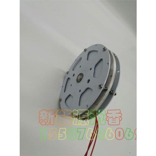 150W Low-speed Low-resistance Disc Generator Coreless Generator Permanent Magnet Generator High Efficiency Wind Hydraulic