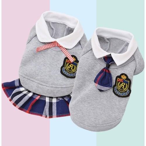 Pet Clothes Chihuahua Puppy Dog Costume Dog Uniform Suit Pet Clothing for Small Dogs Costume Couple Pet Shirt Ropa Para Perro