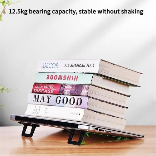 2PCS Laptop Stand for MacBook Pro Universal Desktop Laptop Holder Mini Portable Cooling Pad Notebook Stand for Macbook Air