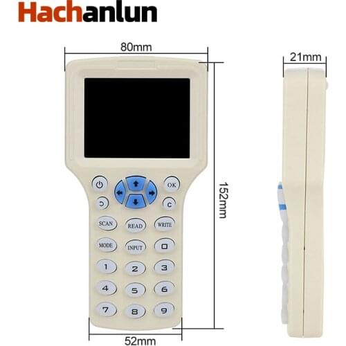 RFID Copier Duplicator Card Nfc Tag Copier Reader Writer Supports 125khz 13.56mhz Encrypted Copy Programming Reader