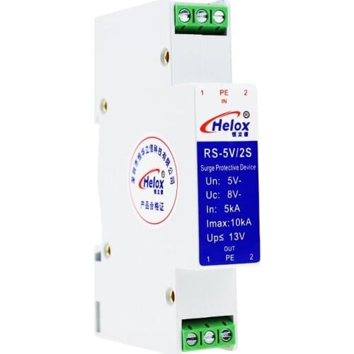 RS485 Signal Lightning Protector Data Acquisition Control Signal Surge Signal Arrester RS-5V/2S