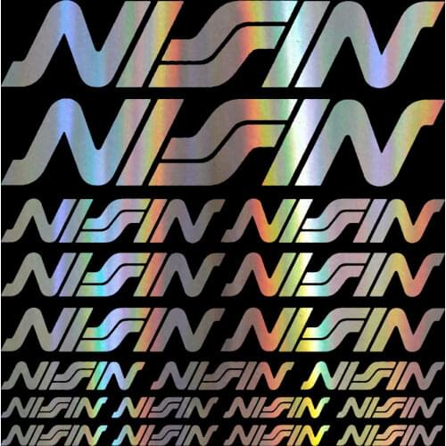 COMPATIBLE 19x for NISSIN Stickers Sheet Motorcycle Sponsors Auto Tuning Quality