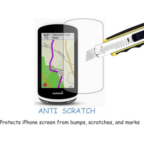 1pcs For Garmin Edge 520 820 1000 1030 plus 0.3mm 2.5D 9H Tempered Glass Screen Protector Ultra-thin Clear Protectivon film