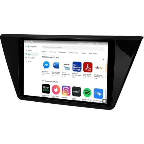 10.1 Inch Car Multimedia Player 1280*720 Support WiFi/Bluetooth/Carplay/ GPS Naviagtion Andriod 10.0 For Volkswagen Touran 2015