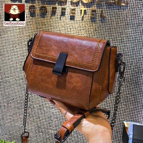 Beibao texture small bag womens 2020 new fashion foreign style One Shoulder Messenger Bag Fashion versatile net red chain bag