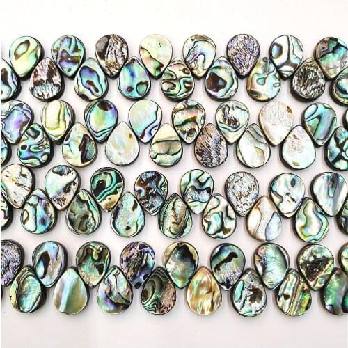 Natural Abalone Shell Loose Beads 10x14mm 14x18mm Drop-shaped Shells to Make DIY Necklaces,Bracelets,Earrings,Beads Accessories
