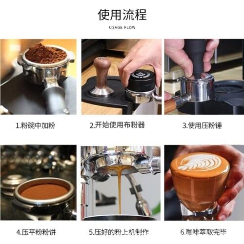 Coffee Portafilter 58mm Two Ears Espresso Coffee Machine Bottomless Holder Tools for Aibo E61