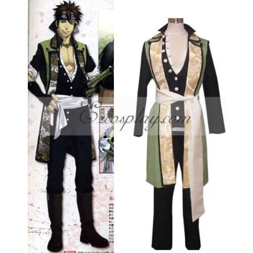 Hakuouki Shinsengumi Kitan Nagakura Shinpachi Cosplay Costume E001