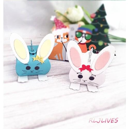 Rabbit Candy Box Metal Cutting Dies Stencils for DIY Scrapbooking Stamp/photo album Decorative Embossing DIY Paper Cards