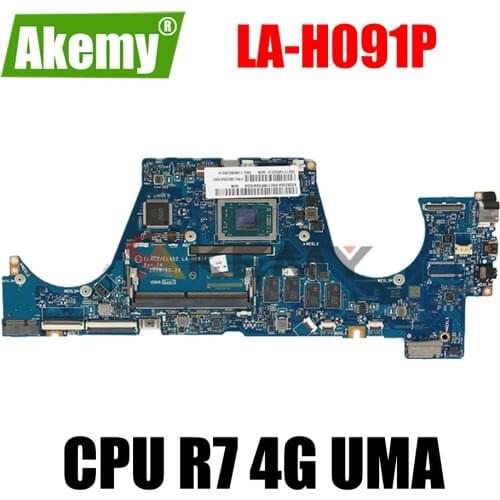 LA-H091P For Lenovo ideapad C340-14API /FLEX-14API Laptop motherboard with CPU R7 4G UMA FRU 5B20S41874 DDR4 100% Fully Tested