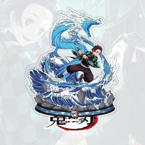 Love Thank You Demon Slayer Kimetsu no Yaiba Hashira Giyuu Muichirou Shinob acrylic stand figure model plate holder cake topper