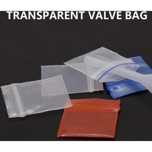 100 Pcs Tobacco Pouch Sealed Storage Bag Transparent Portable Cigarette Holder Cigarette Accessories