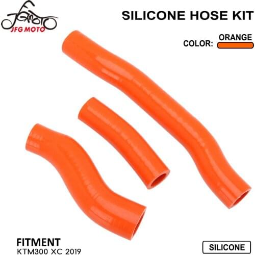 Motorcycle Silicone Hose Kit Radiator Heater Coolant Water Pipe For KTM XC300 XC 300 2019