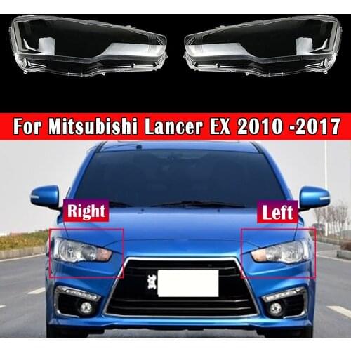 Car Headlight Lens Auto Glass Lamp Case Shell For Mitsubishi Lancer EX 2010 ~ 2017 Car Headlamp Cover Replacement
