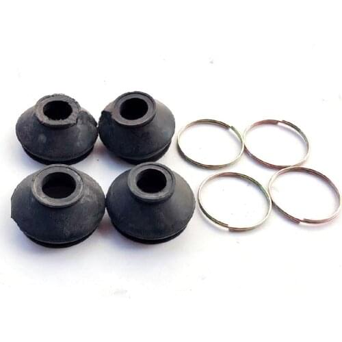 4 Pcs Turn to rod Arm Ball Head Dust Protection Rubber Cover for Chinese ATV Quad Go kart