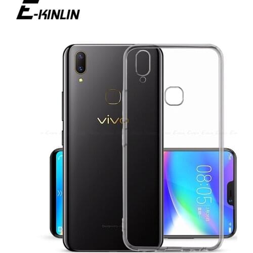 Silicone Phone Case For vivo Y12s Y11s Y19 Y17 Y15 Y12 Y12i Y11 Y95 Y91 Y81 Y81i Y93 Y85 Y83 Clear UltraThin TPU Cover
