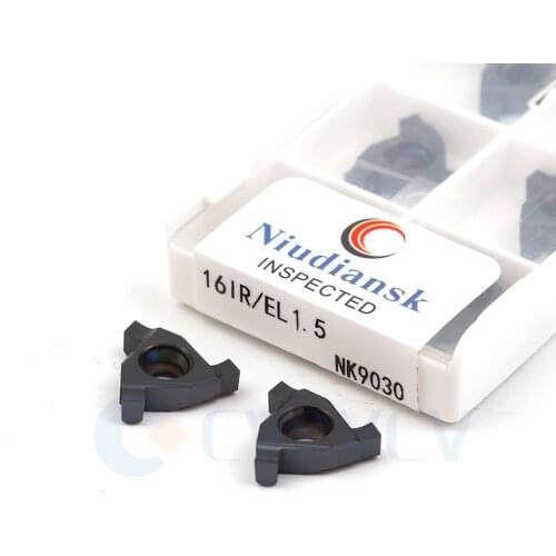 16IR/EL 0.8/0.9/1.0/1.1/1.2/1.3/1.4/1.5/1.6/1.7/1.8/1.9 CNC Lathe Paperback Shallow Groove Turning Tools Blade Carbide Inserts