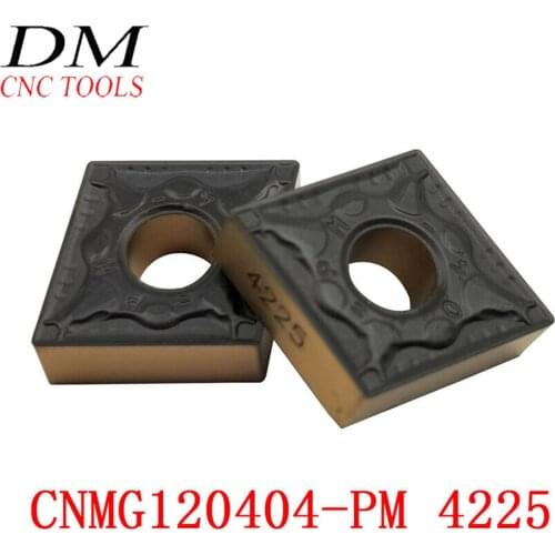 10PCS CNMG120404-PM 4225 CNMG 431-PM 4225 CNC lathe carbide insertS cutting tool high quality